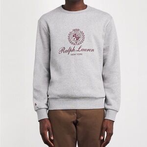 NWT Ralph Lauren Gray Men's graphic Sweater